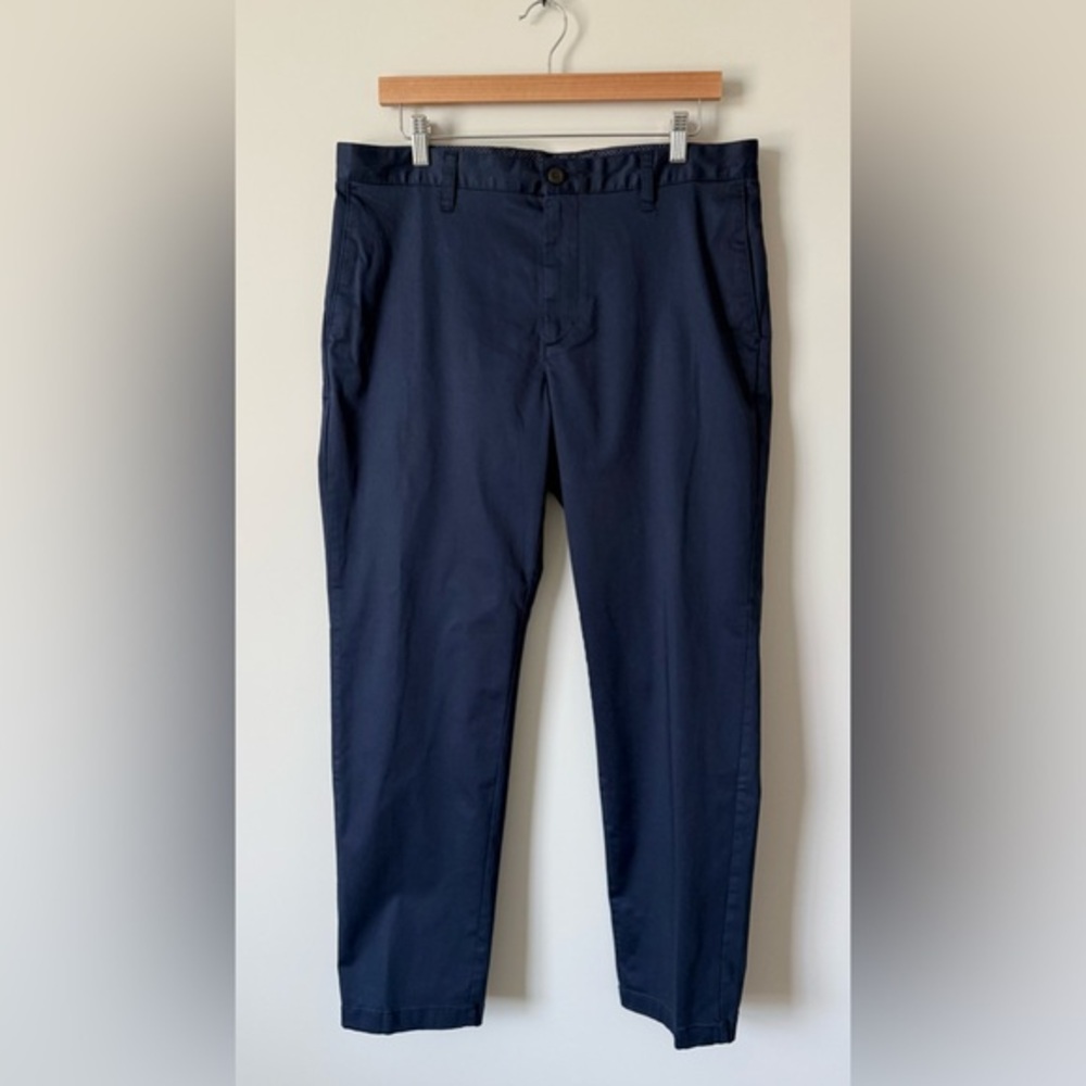 NWOT SAVILE‎ ROW NAVY BLUE MENS PANTS SIZE 36x32